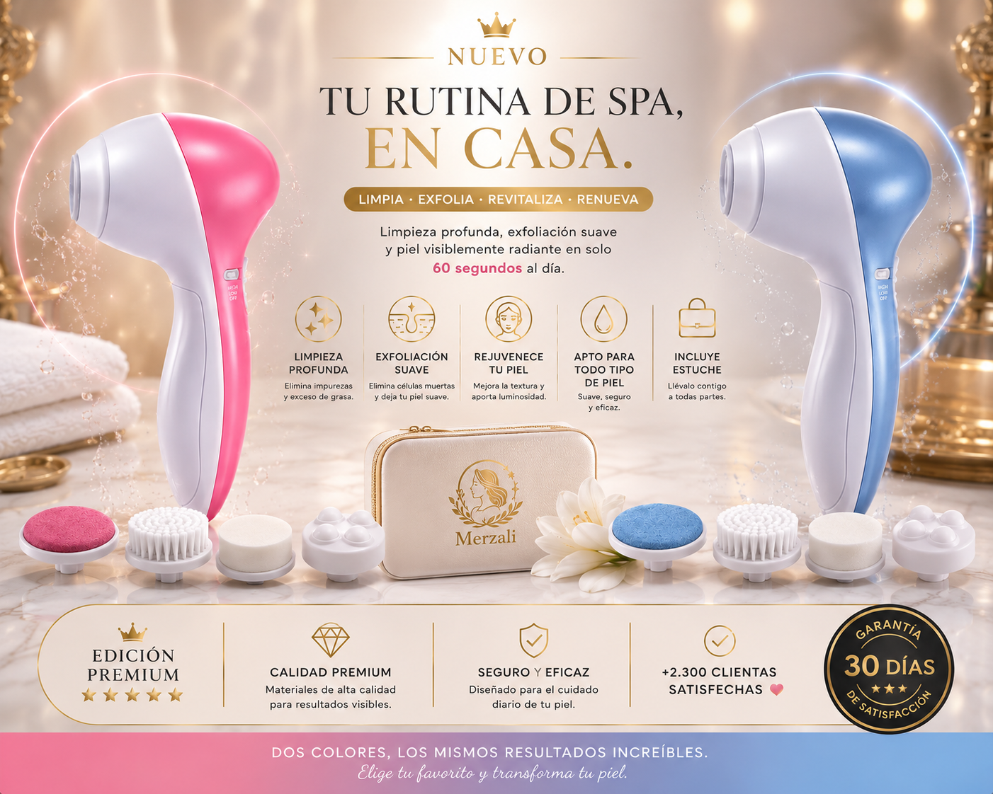 Limpiador Facial 5 en 1
